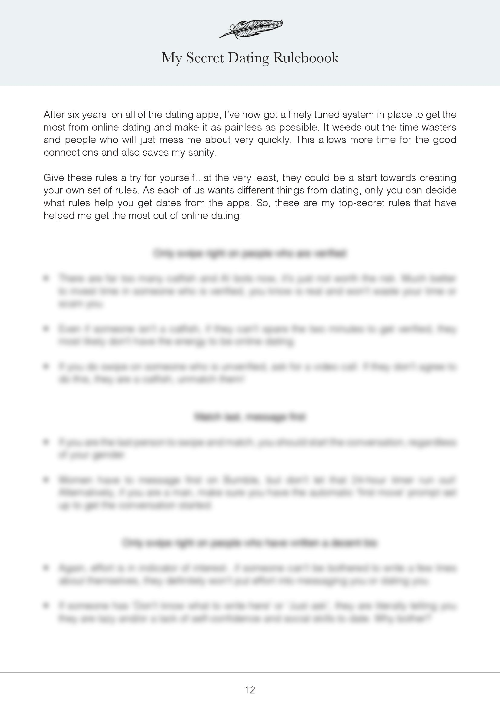 Dating Profile Quick Review