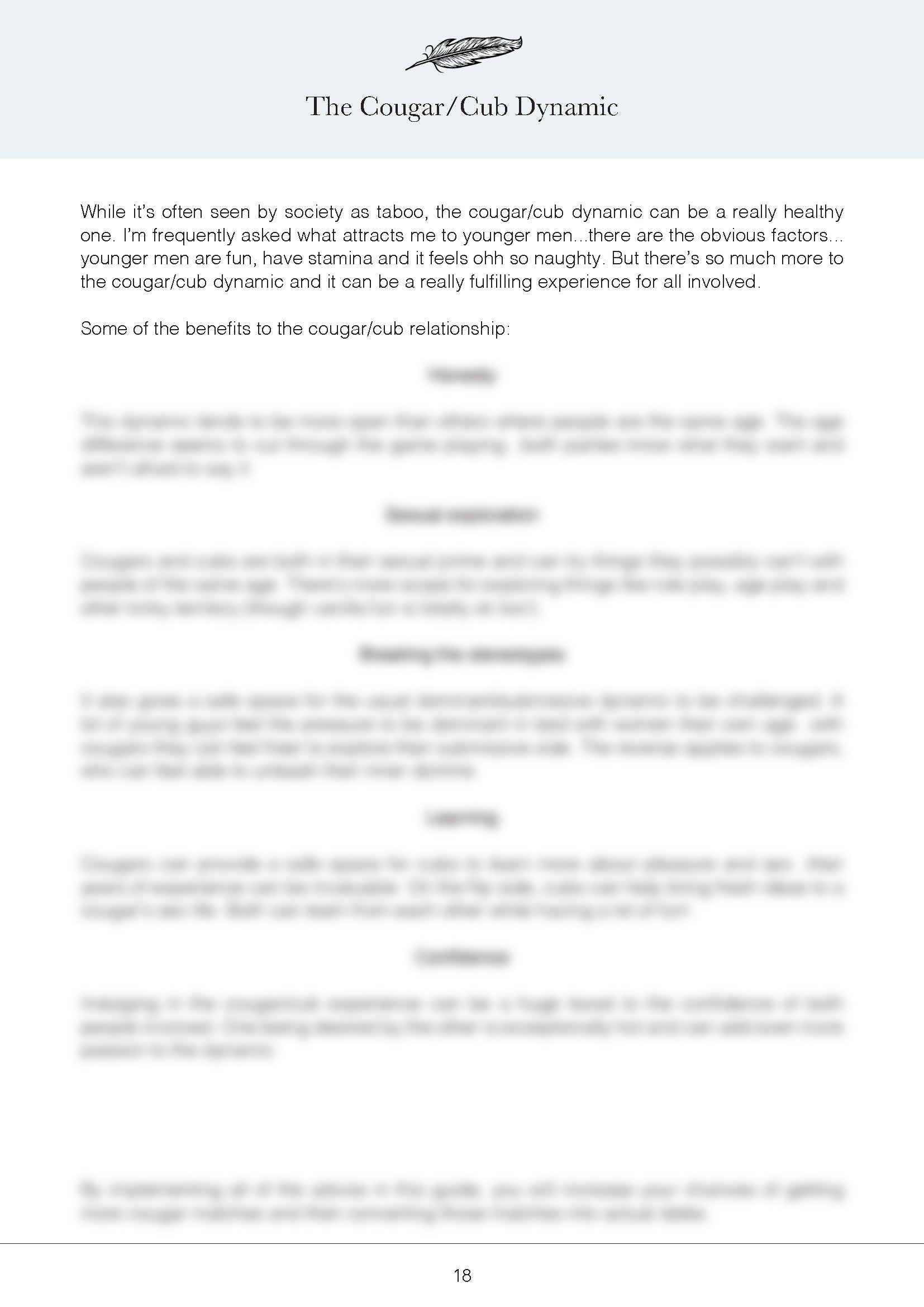 Complete Cougar Dating Guide