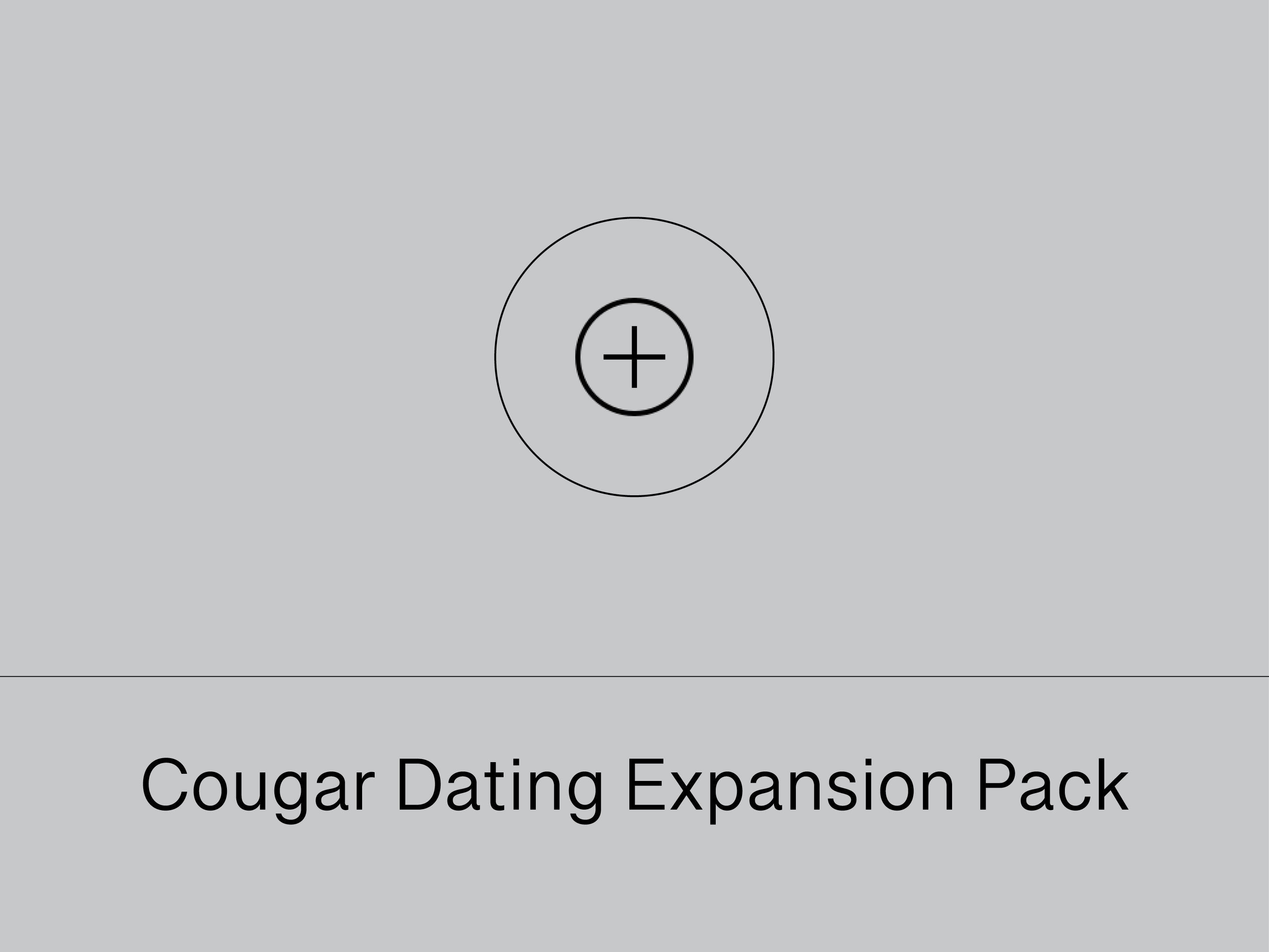 Cougar Dating Expansion Pack